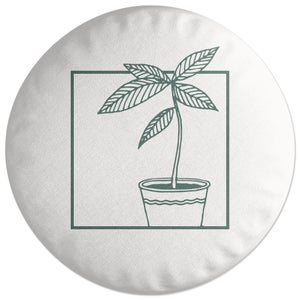 Decorsome Plant Round Cushion