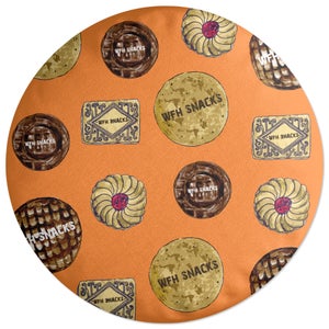 Decorsome WFH BISCUITS Round Cushion