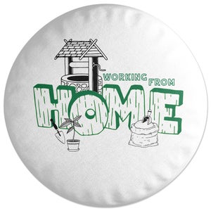 Decorsome Gardening Working From Home Round Cushion