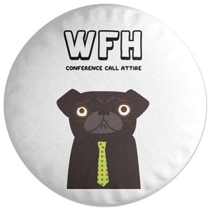Decorsome WFH Conference Call Attire Round Cushion