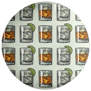 Decorsome Whisky And Vodka Round Cushion