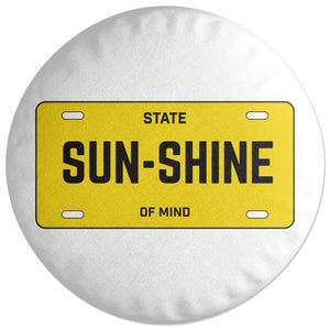 Decorsome Sunshine State Of Mind Round Cushion