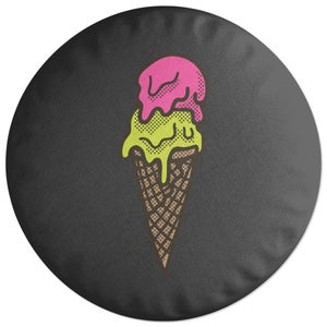 Decorsome Ice Cream Round Cushion