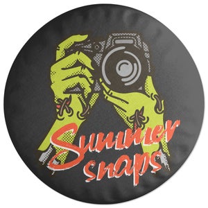 Decorsome Summer Snaps Round Cushion