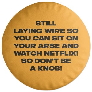 Decorsome Still Laying Wire Round Cushion