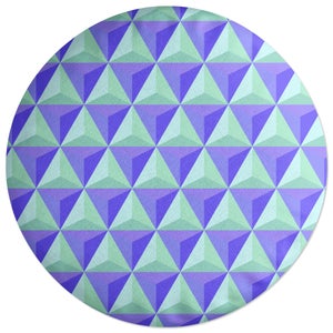 Decorsome 3D Triangle Round Cushion