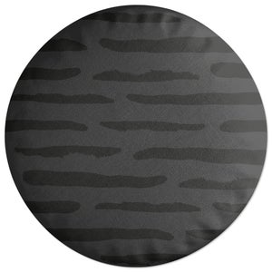 Decorsome Inky Lines Round Cushion