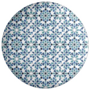 Decorsome Tiles Round Cushion