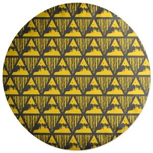 Decorsome Lost In The Golden Woods Round Cushion