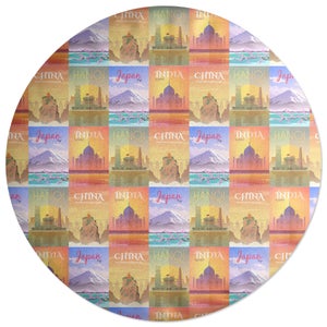 Decorsome Travel In Asia Round Cushion