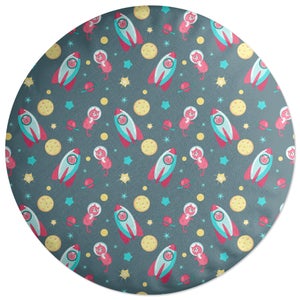 Decorsome Cats In Space Round Cushion