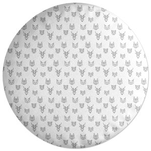 Decorsome Animals Of The Day Forest Round Cushion