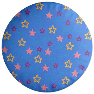 Decorsome Stars And Squiggles Round Cushion
