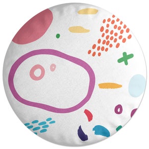 Decorsome Mixed Art Round Cushion