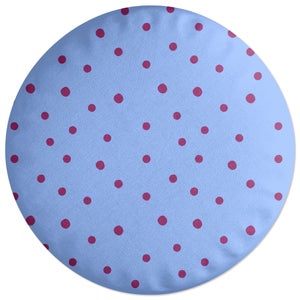Decorsome Dots Round Cushion
