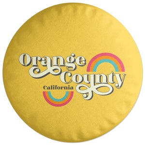 Decorsome Orange County Round Cushion