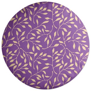 Decorsome Scattered Branches Round Cushion