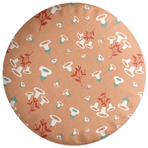 Decorsome Bell Flowers Round Cushion