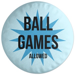 Decorsome Ball Games Allowed Round Cushion