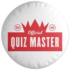 Decorsome Official Quiz Master Round Cushion