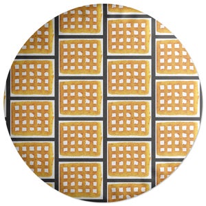Decorsome Waffle Round Cushion