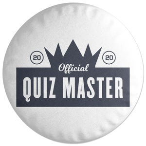 Decorsome Official Quiz Master Round Cushion