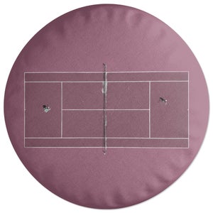 Decorsome Pink Court Round Cushion