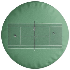 Decorsome Green Court Round Cushion