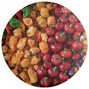 Decorsome Peppers Round Cushion