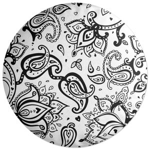 Decorsome Floral Paisley Round Cushion