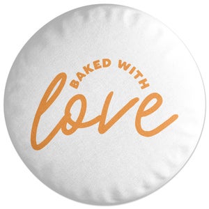 Decorsome Baked With Love Round Cushion