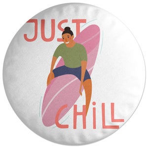 Decorsome Just Chill Round Cushion