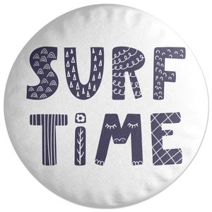 Decorsome Surf Time Round Cushion