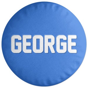 Decorsome Embossed George Round Cushion