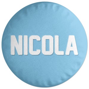 Decorsome Embossed Nicola Round Cushion