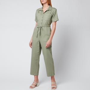 Whistles Women's Tie Detail Jumpsuit - Sage