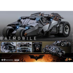 Hot Toys The Dark Knight Trilogy Figurine articulée échelle 1/6 Batmobile 73 cm Batman Begins