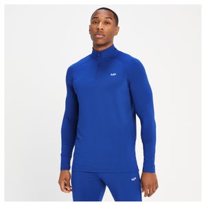 MP vīriešu sporta krekls ar 1/4 rāvējslēdzēju “Training” — Zils
