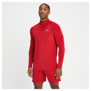 MP vīriešu sporta krekls ar 1/4 rāvējslēdzēju “Training” — Sarkans