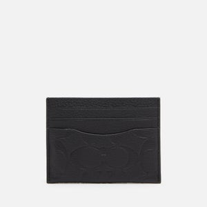 Coach Men's Flat Card Case - Black