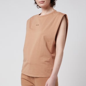 BOSS Women's Elys Gold Top - Light/Pastel Brown