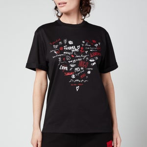 HUGO Women's The Girlfriend T-Shirt 5 - Black