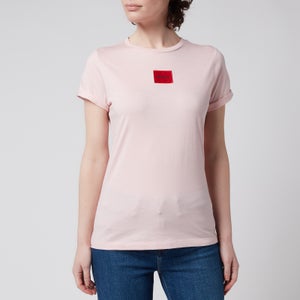 HUGO Women's The Slim Red Label T-Shirt - Light/Pastel Pink