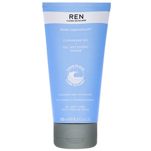 REN Clean Skincare Face Ocean Plastic Edition Rosa Centifolia Cleansing Gel 150ml / 5.1 fl.oz.