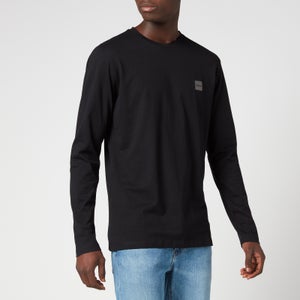 BOSS Casual Men's Tacks Long Sleeve T-Shirt - Black