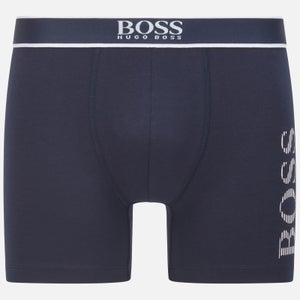 BOSS Bodywear Men's Side Logo Boxer Briefs - Dark Blue