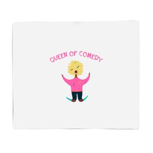 Queen Of Comedy Fleece Blanket