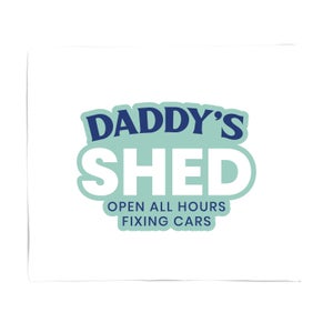 Daddy's Shed Fleece Blanket