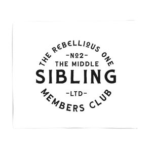 The Middle Sibling The Rebellious One Fleece Blanket