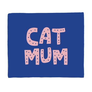 Cat Mum Fleece Blanket